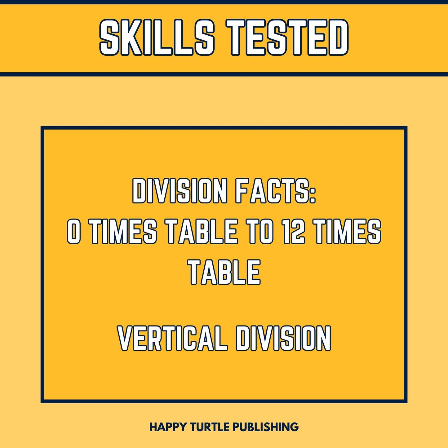 Simple Division Printable Worksheets, Division Facts 0 to 12 Times Table, Math Practice, Timed Drills